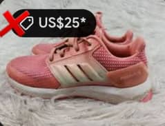 ADIDAS Cloudfoam RapidRun Pink Sneakers. . .