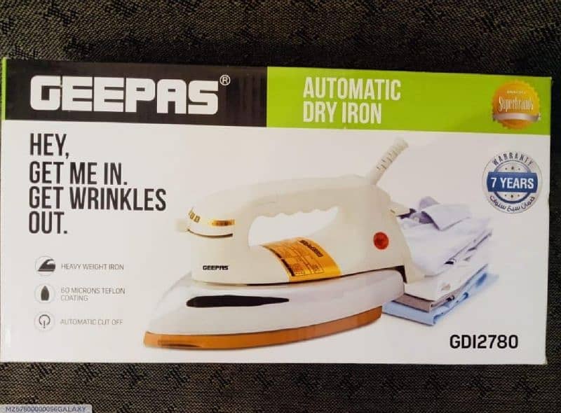 Automatic cut off dry iron 0