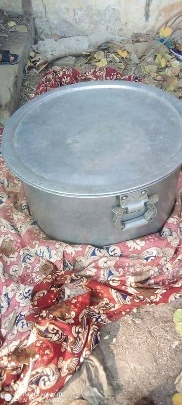 biryani 20 kilo maal Ka patila saf condition urgent for sale 0