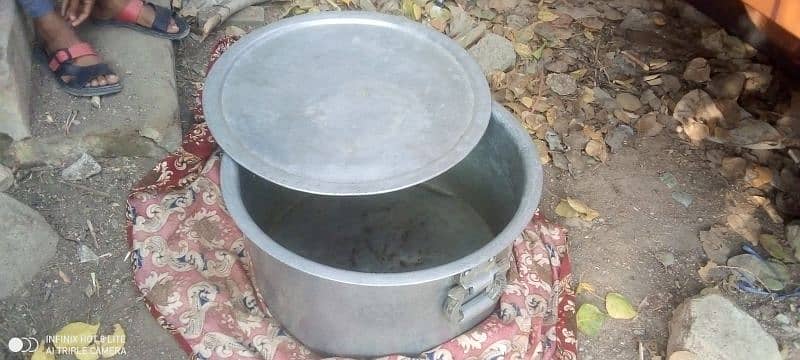 biryani 20 kilo maal Ka patila saf condition urgent for sale 1