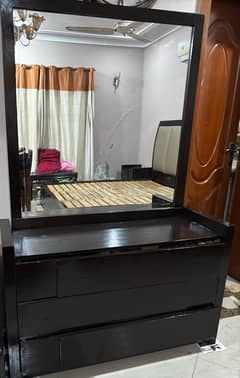 King Size Bed with Side Tables and Dressing Table