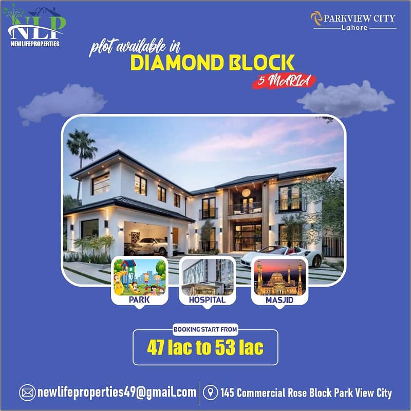 5 Marla Full paid Plot For Sale In Diamond Block 0