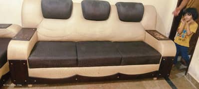 6 seater sofa set in good condition 0