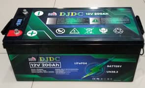 lithium battery floor mounted  12V 200Ah