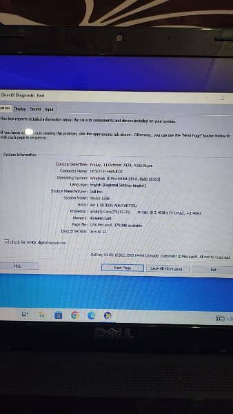 Dell Core i5 M450 Laptop 1st generation 4