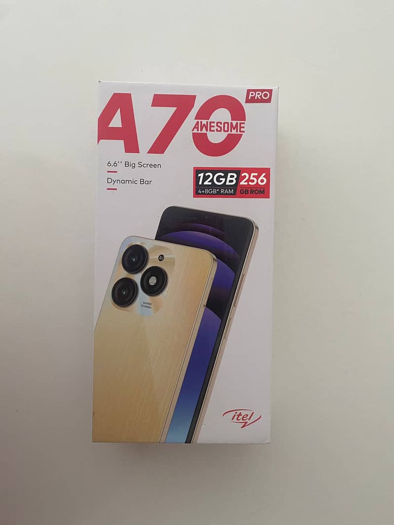 24,840 itel A70 Pro Box Packed - 2 Equal amount on Installments 12,420 1