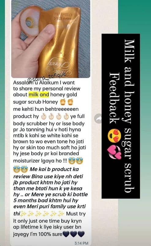 Milk and honey nourish and condition skin 6