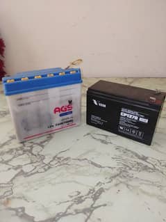 2 Battery Khrab he 12 watt 7 amp wali