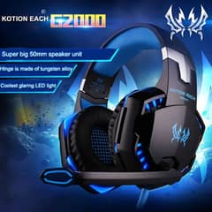 KOTION G2000 Gaming Headset with LED light & Mic