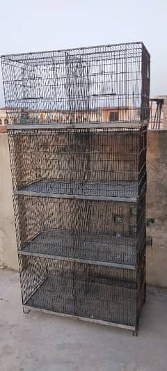 8 portion Bird cage