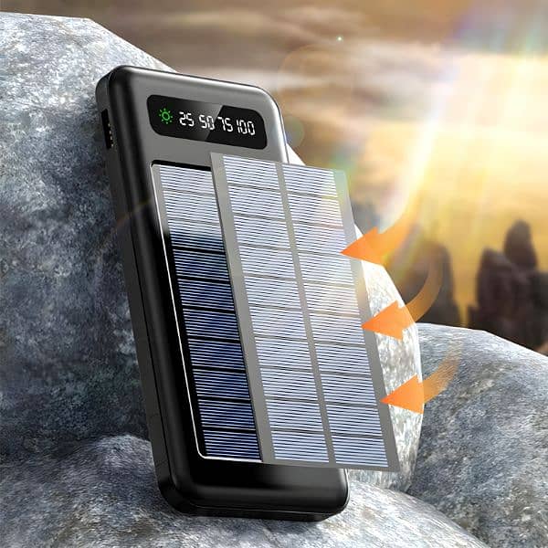 SOVO SPB-619 Reflect 10000mAh LED Display Solar Power Bank 5