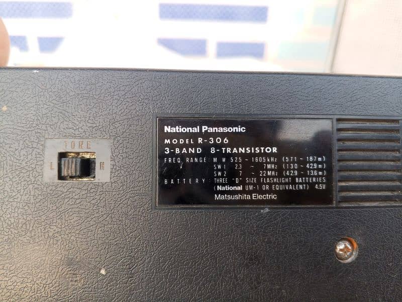 Radio National Panasonic 3 band 9