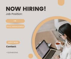 Hiring For Office Management