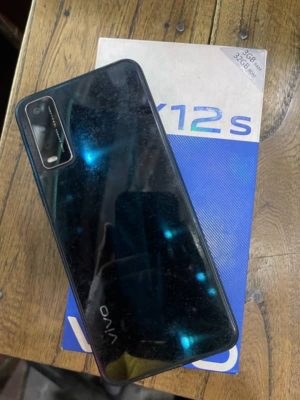 Vivo Y12s 3GB 32GB with box charger 1