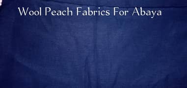 Wool Peach Fabrics For Abaya