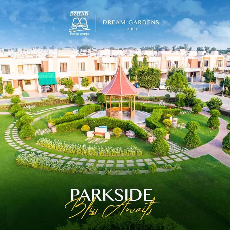 4.25 MARLA PLOT AVAILABLE IN  DREAM GARDENS  DEFENCE ROAD LAHORE. 1