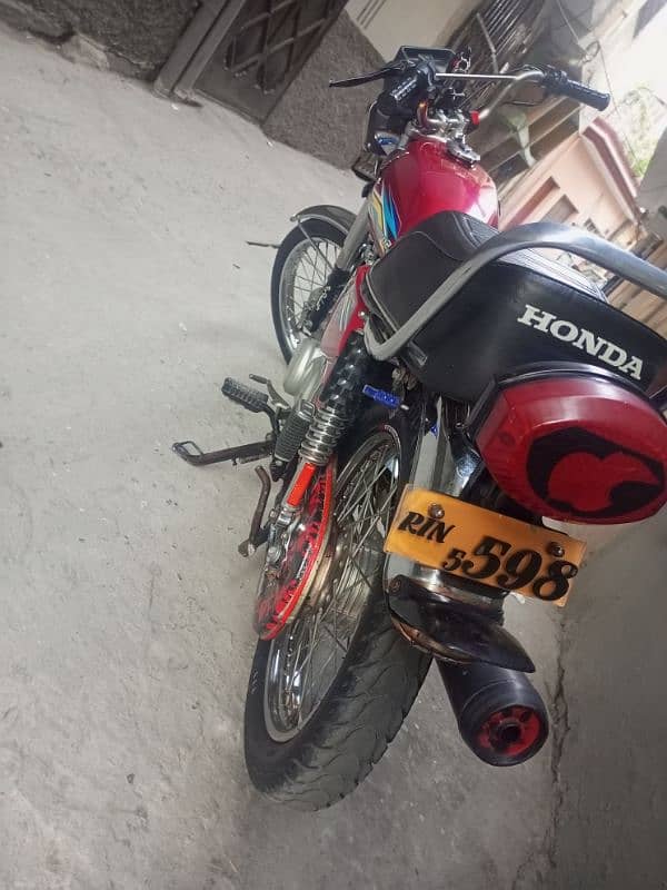 Honda 125 Rawalpindi No 2018 model in lush condtions pack engine 5