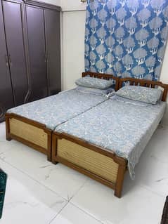 Bed and mattress