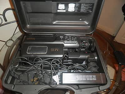 National VHS movie system (NV-M1000)/National VHS camcorder/with case 5