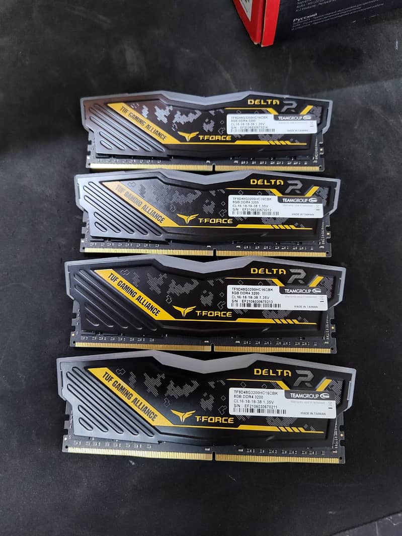 DDR 4 Rams T Force 3200mhz 1