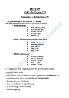 Sir Muzammil Complete Notes PDF.