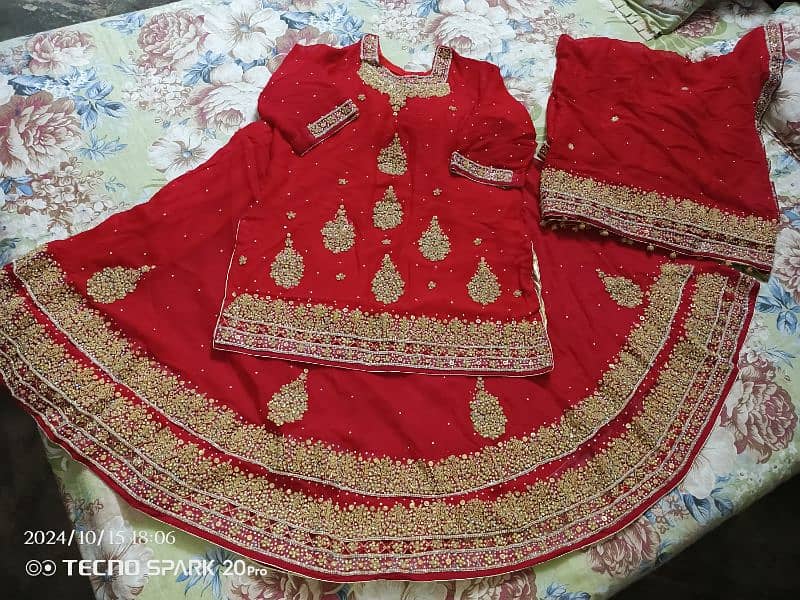 Bridal Lehnga 4 Pec 10 /10 condition 1