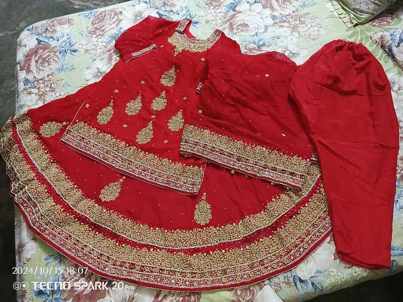 Bridal Lehnga 4 Pec 10 /10 condition 5