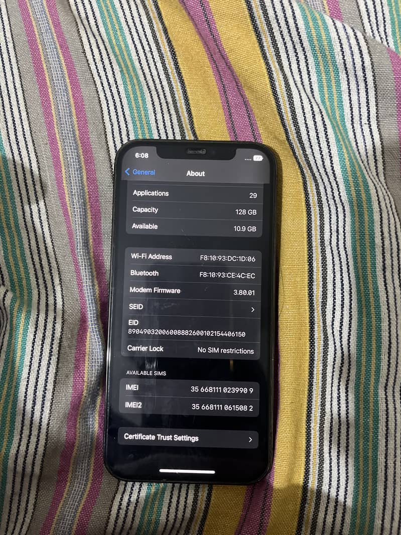 Iphone 12 pro non pta 128gb 3