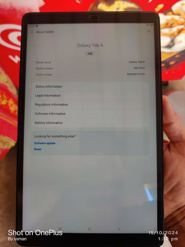 Galaxy Tab A Model Num SM-T510 6