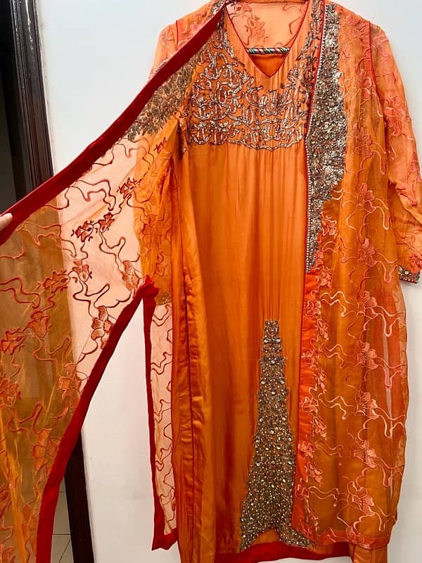 Formal Shadi Organza Silk Suit (large) 4