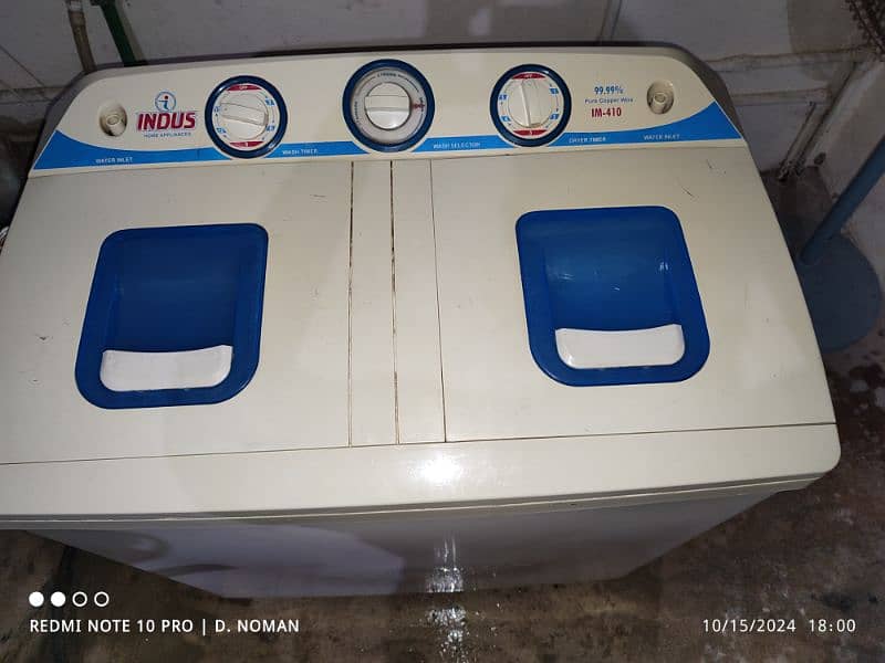 Indus Washing Machine Twin Tub Plastic Body 2