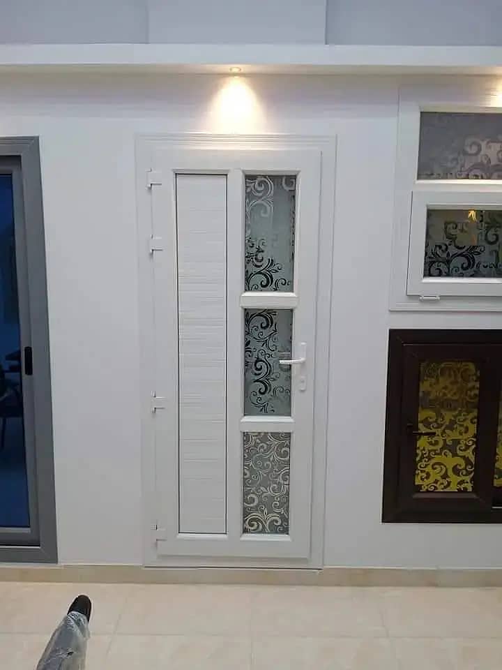 bathroom doors/PVC Doors/PVC windows/UPVC Doors/office doors 3