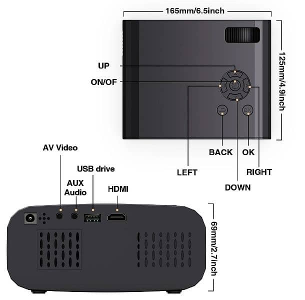 Proprietor Pro Polaring & P50  4k 8k Projector box pack original 4