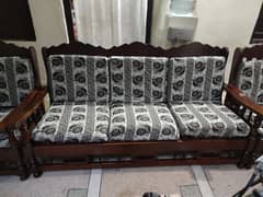 A 3 seater and two 1 seater sofas for sale