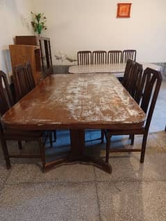 Dining table with chairs