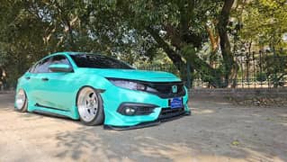 Honda civic 2017 "Body kits"+"In fiber".