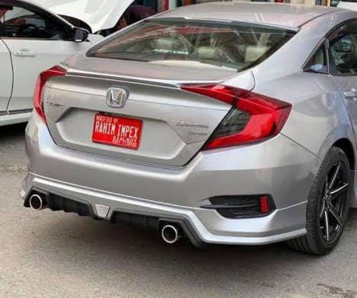 Honda civic 2017 "Body kits"+"In fiber". 1