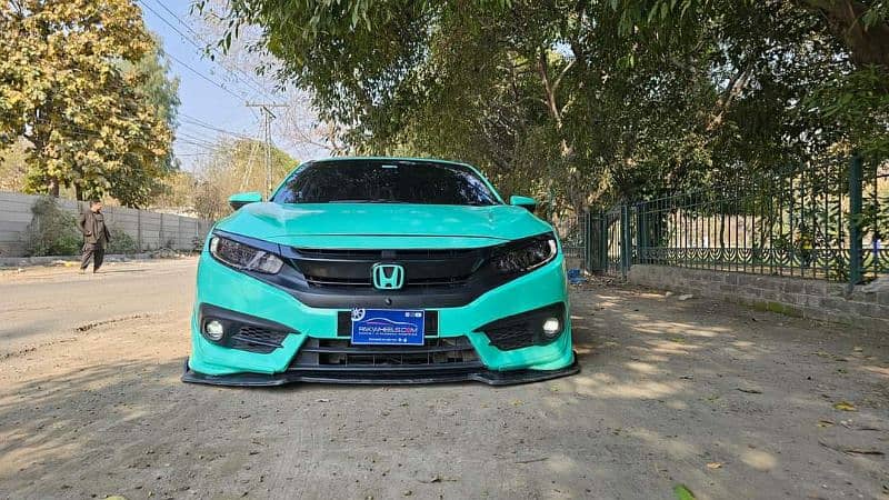 Honda civic 2017 "Body kits"+"In fiber". 3