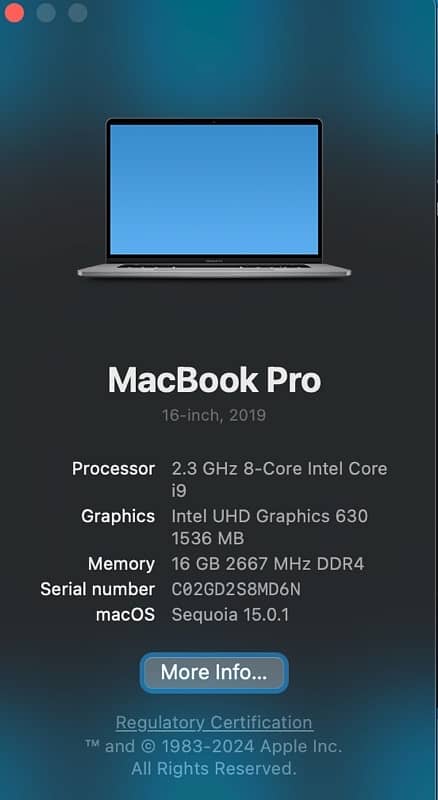 Apple MacBook Pro 2019 Core i9 16Gb/1TB 3