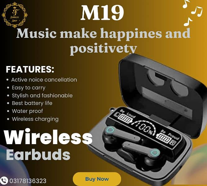 m19 Earbuds 1