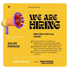 call centre job available