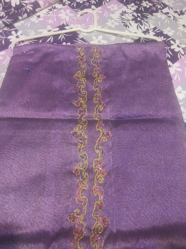 New organza shirt Dupatta and silk trouser 3