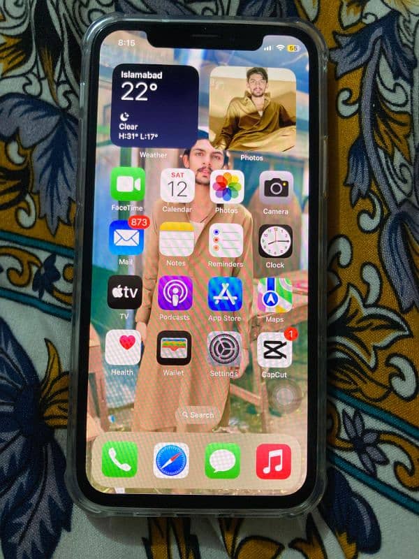 iphone xs 64gb gold color non pta scom sim working 2