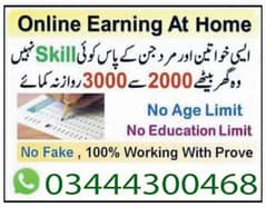 part time avaliable online earning home work