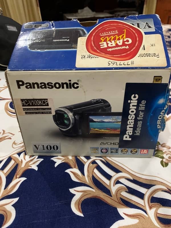 care plus Panasonic vedio cmaera 6