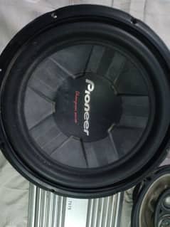 Pioneer woofer Speaker and AMP