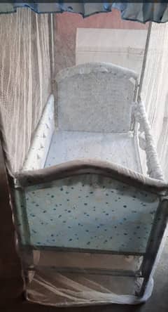 untouched baby cot