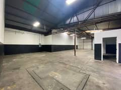 10000 square feet warehouse for rent in quaid azam industrial estate 0