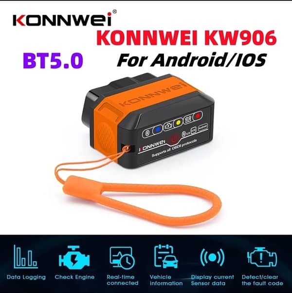 universal OBD2 ELM327 Bluetooth Wi-Fi android iPhone  supported scan 8