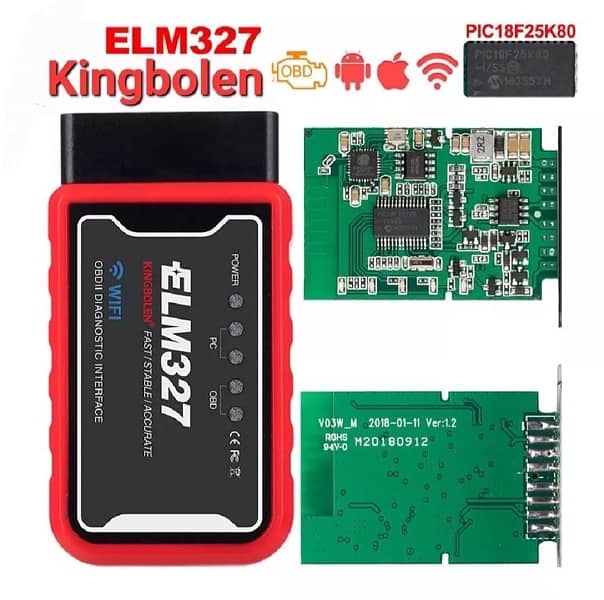 universal OBD2 ELM327 Bluetooth Wi-Fi android iPhone  supported scan 9